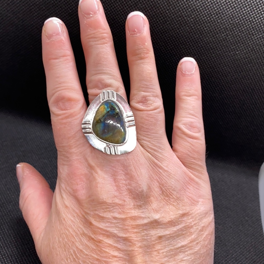 Labradorite sterling silver ring Final Price!